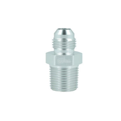 BOOST Products Adapter -06 AN male to 3/8" NPT male, silver