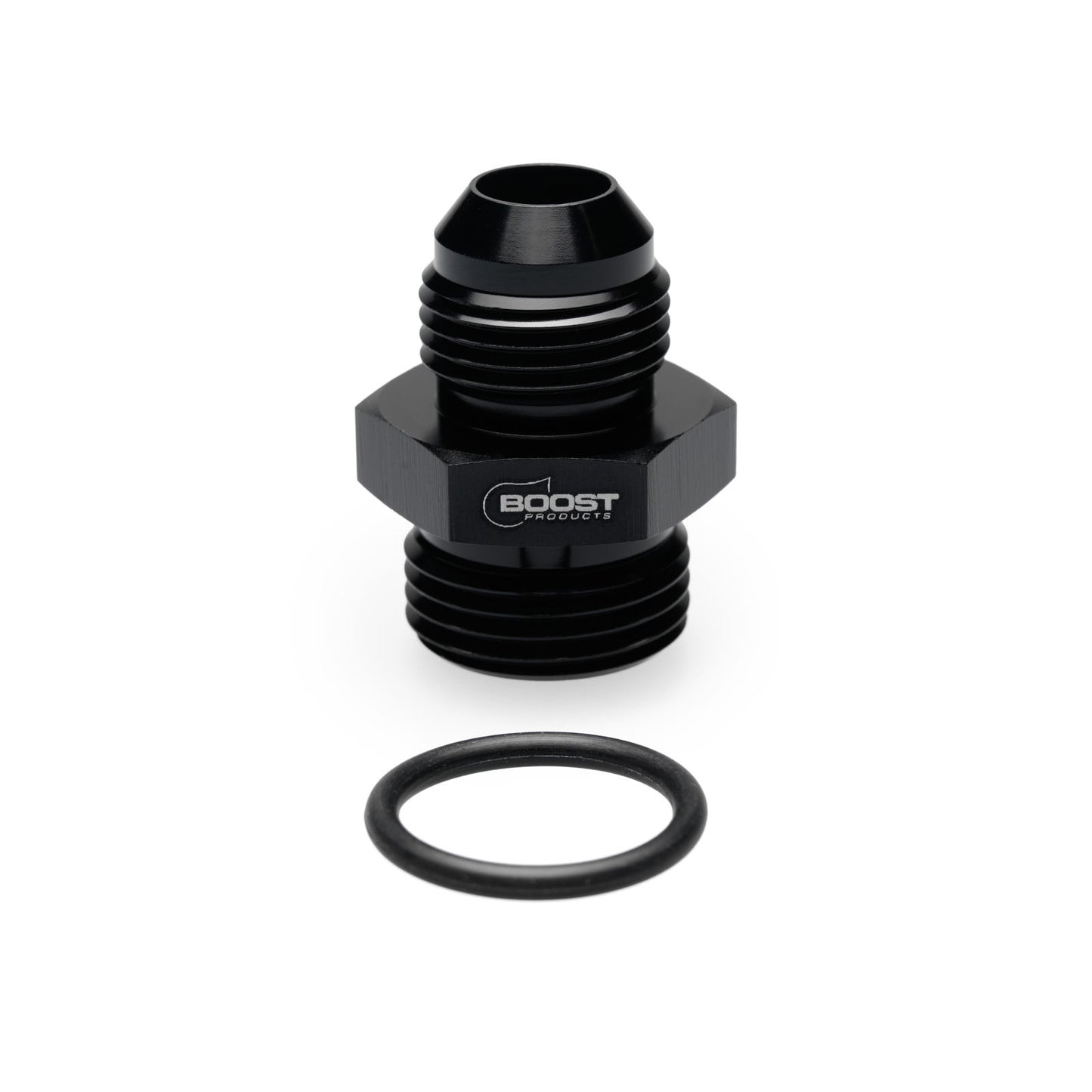 BOOST Products Adapter -08 AN male to ORB -10 AN male, black