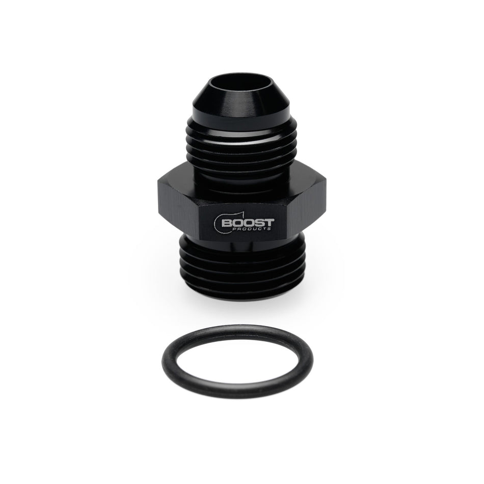 BOOST Products Adapter -08 AN male to ORB -10 AN male, black