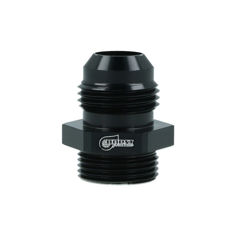 BOOST Products High Flow Adapter -10 AN male to M22x1.5 male with O-Ring, black