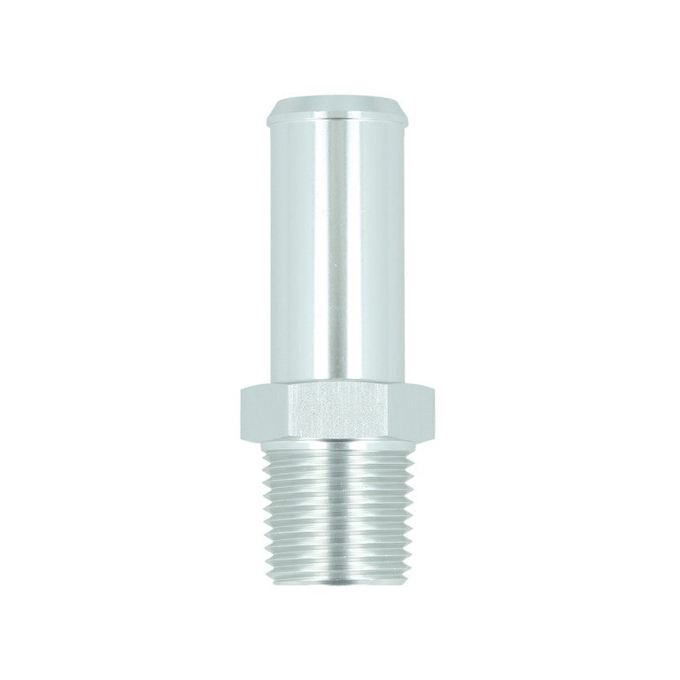 BOOST Products Screw-in Adapter 1/8" NPT male to Hose Connection 3/4" (19mm), silver