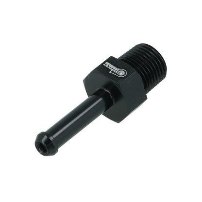 BOOST Products Screw-in Adapter 1/8" NPT male to Hose Connection 3/16" (5mm), black