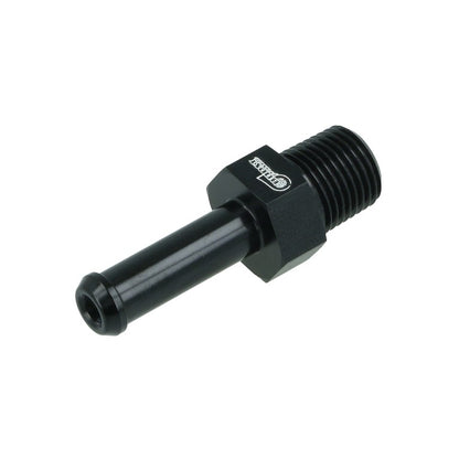 BOOST Products Screw-in Adapter 1/8" NPT male to Hose Connection 1/4" (6mm), black