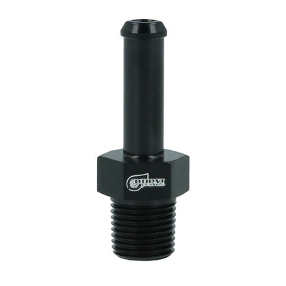 BOOST Products Screw-in Adapter 1/8" NPT male to Hose Connection 1/4" (6mm), black
