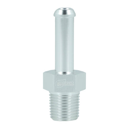 BOOST Products Screw-in Adapter 1/8" NPT male to Hose Connection 1/4" (6mm), silver