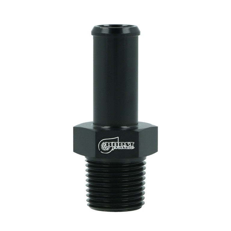 BOOST Products Screw-in Adapter 3/8" NPT male to Hose Connection 1/2" (13mm), black