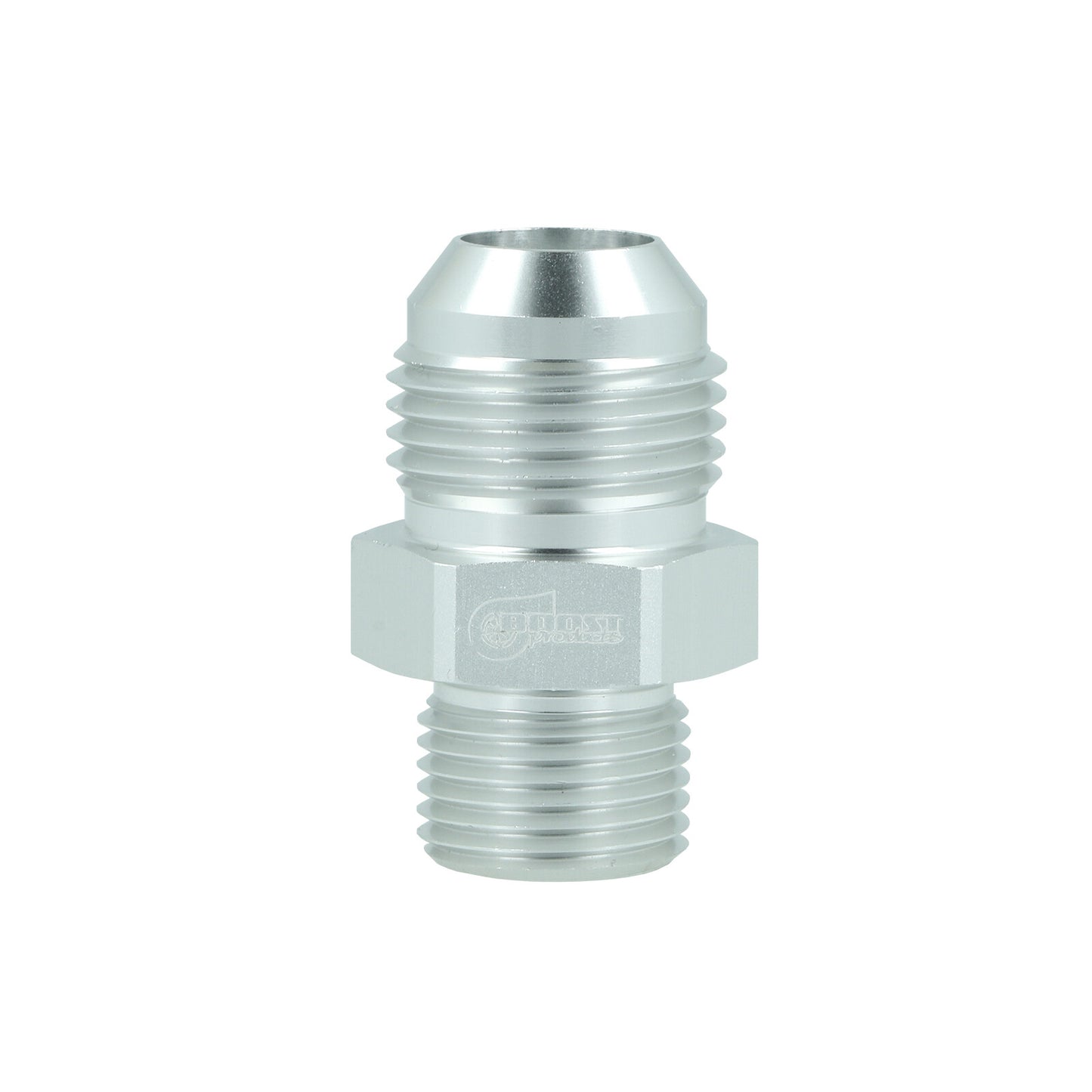 BOOST products Adapter -10 AN male to M16x1.5mm male - satin silver