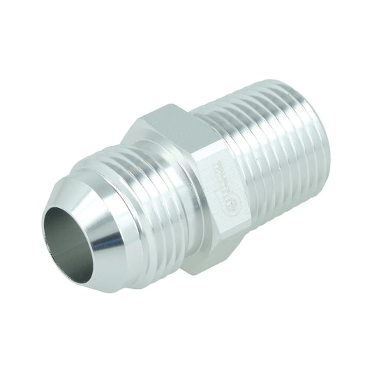 BOOST products Adapter Dash 10 male to NPT 1/2" male - satin silver