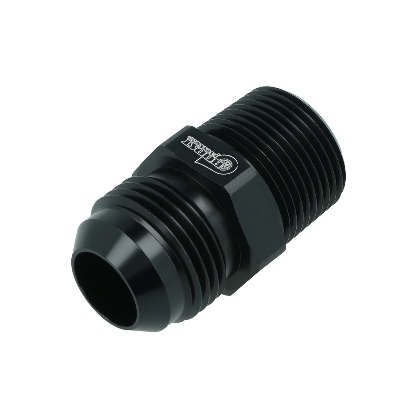 BOOST products Adapter -12 AN male to NPT 3/4" male - satin black