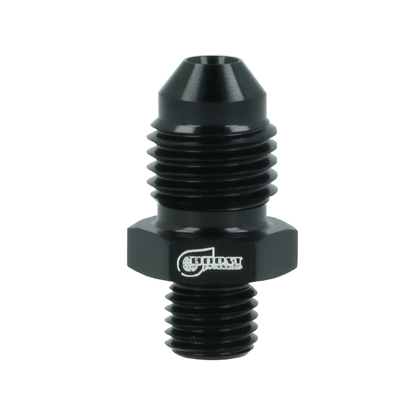 BOOST Products Adapter -04 AN male to M8x1,0mm male, black