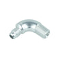 BOOST products Adapter -4 AN male to NPT 1/4" male - 90° - silver