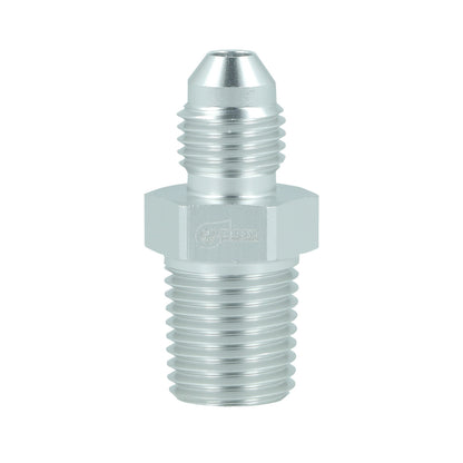 BOOST products Adapter -4 AN male to NPT 1/4" male - satin silver