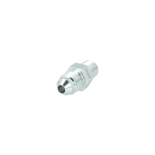 BOOST products Adapter -4 AN male to NPT 1/8" male - satin silver