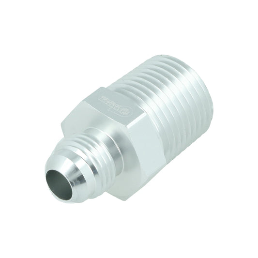 BOOST products Adapter Dash 6 male to NPT 1/2" male - satin silver