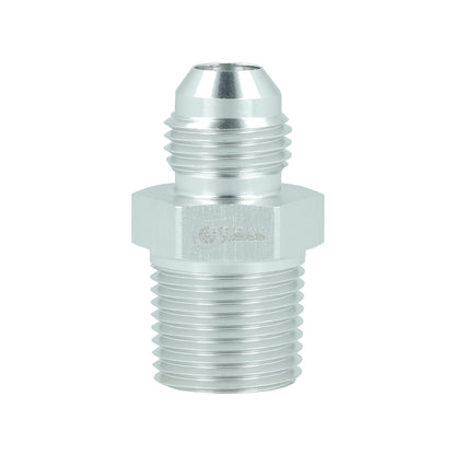 BOOST products Adapter Dash 6 male to NPT 1/4" male - satin silver