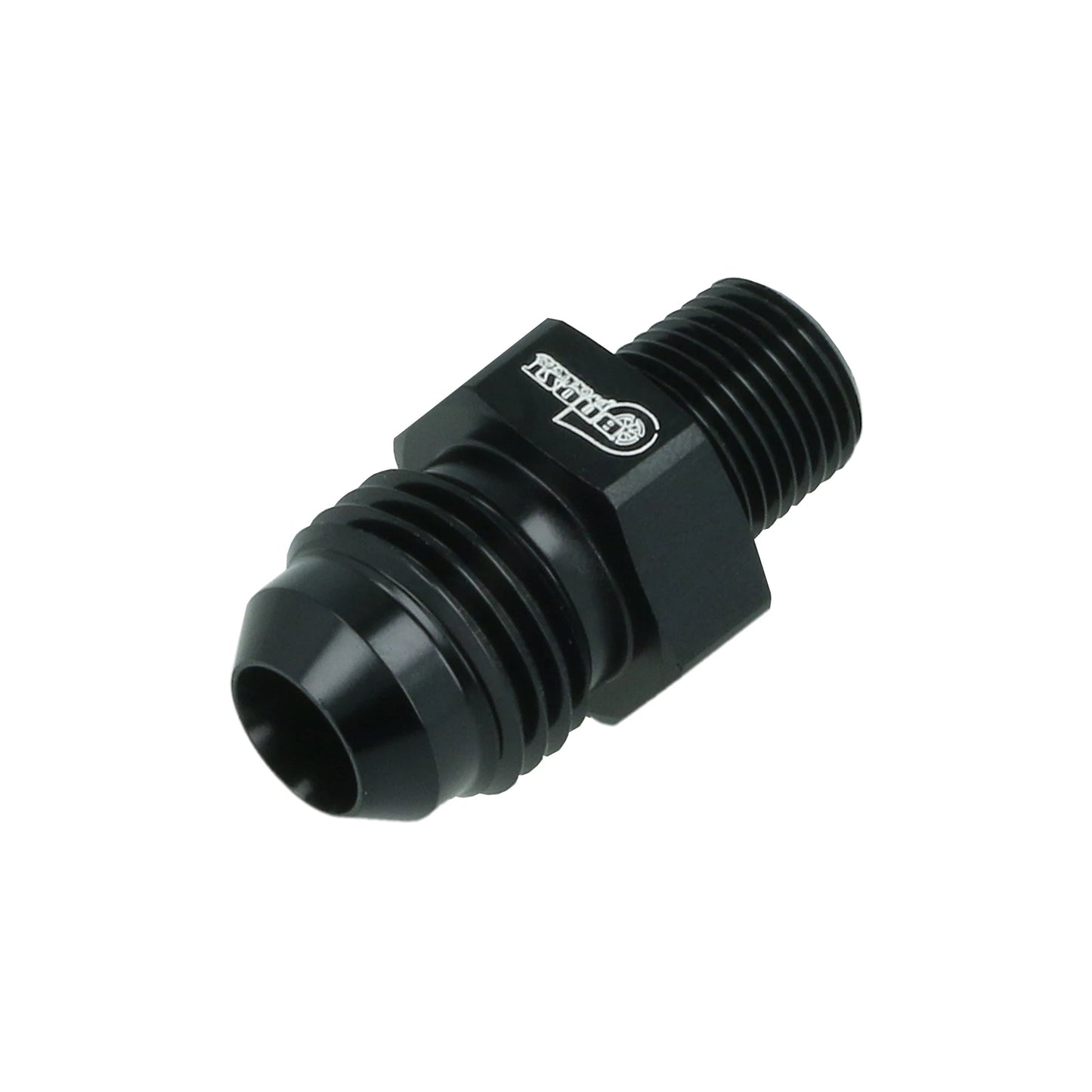 BOOST products Adapter Dash 6 male to NPT 1/8" male - satin black