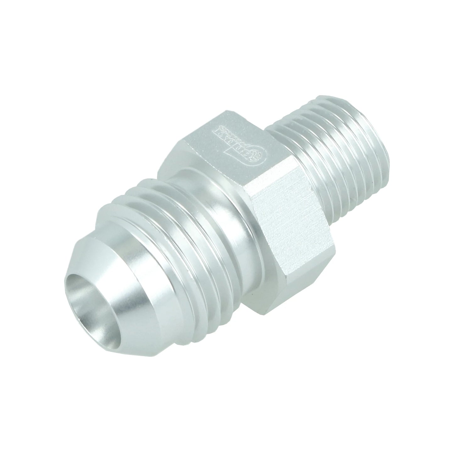 BOOST products Adapter Dash 6 male to NPT 1/8" male - satin silver