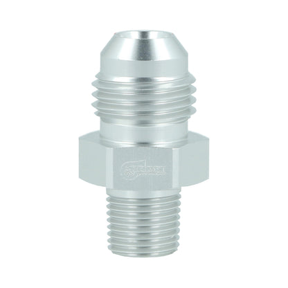 BOOST products Adapter Dash 6 male to NPT 1/8" male - satin silver