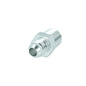 BOOST products Adapter -6 AN male to NPT 3/8" male - satin silver