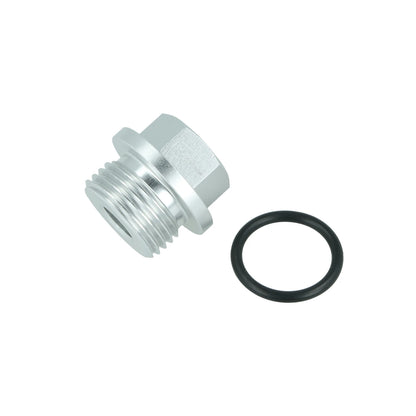 BOOST products Screw-in Adapter ORB Dash 8 male to NPT 1/8" female - satin silver