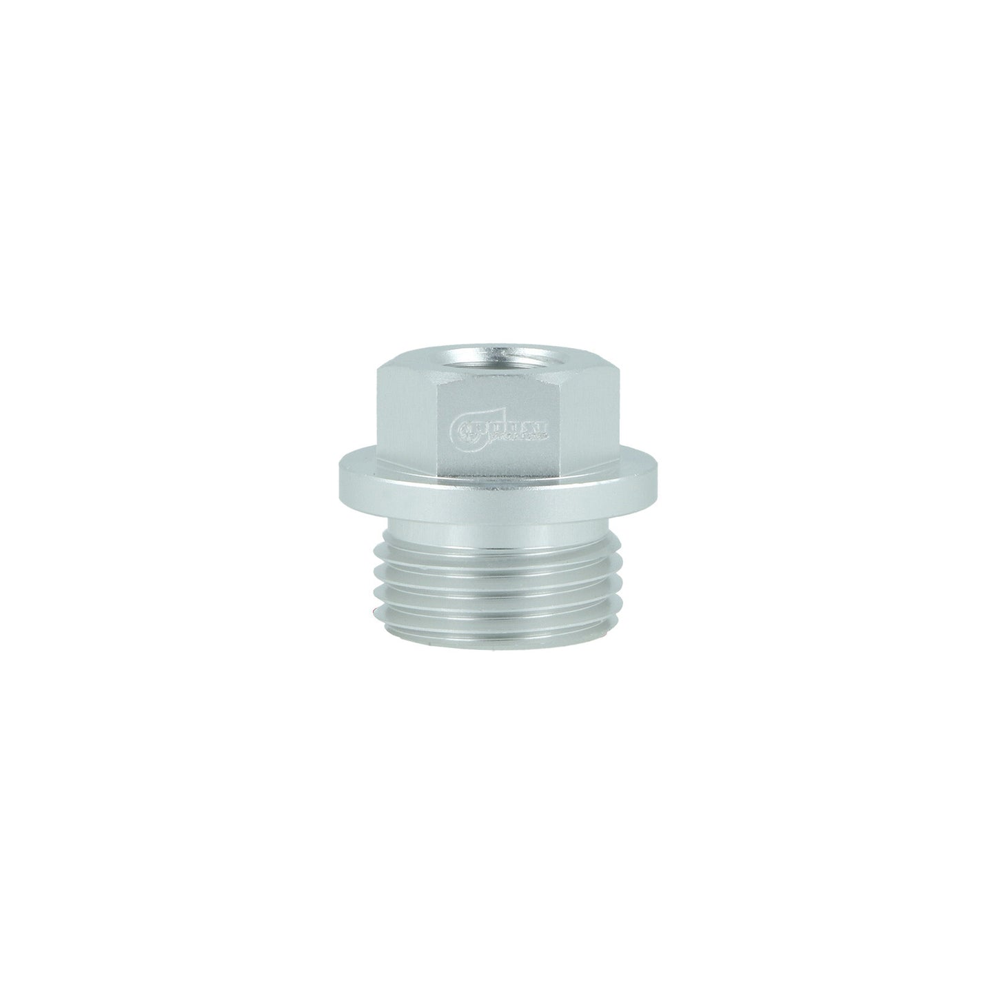 BOOST products Screw-in Adapter ORB Dash 8 male to NPT 1/8" female - satin silver