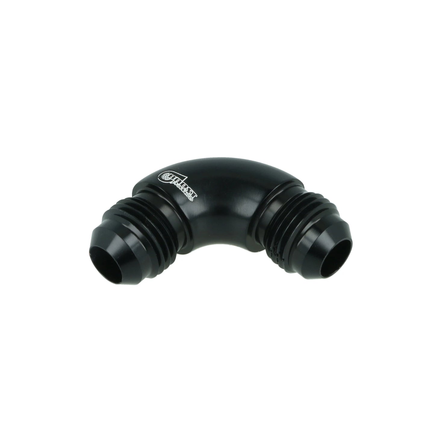 BOOST products High Flow Adapter Union Dash 6 male to Dash 6 male - 90° - black