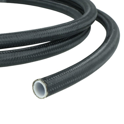BOOST Products PTFE Hydraulic Hose -06 AN - 20ft (6m), black Nylon
