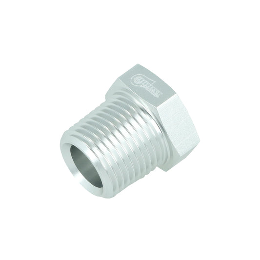 BOOST products Screw-in Reducer NPT 1/4" female to NPT 3/8" male - satin silver