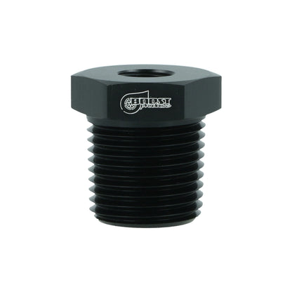 BOOST products Screw-in Reducer NPT 1/8" female to NPT 1/2" male - satin black