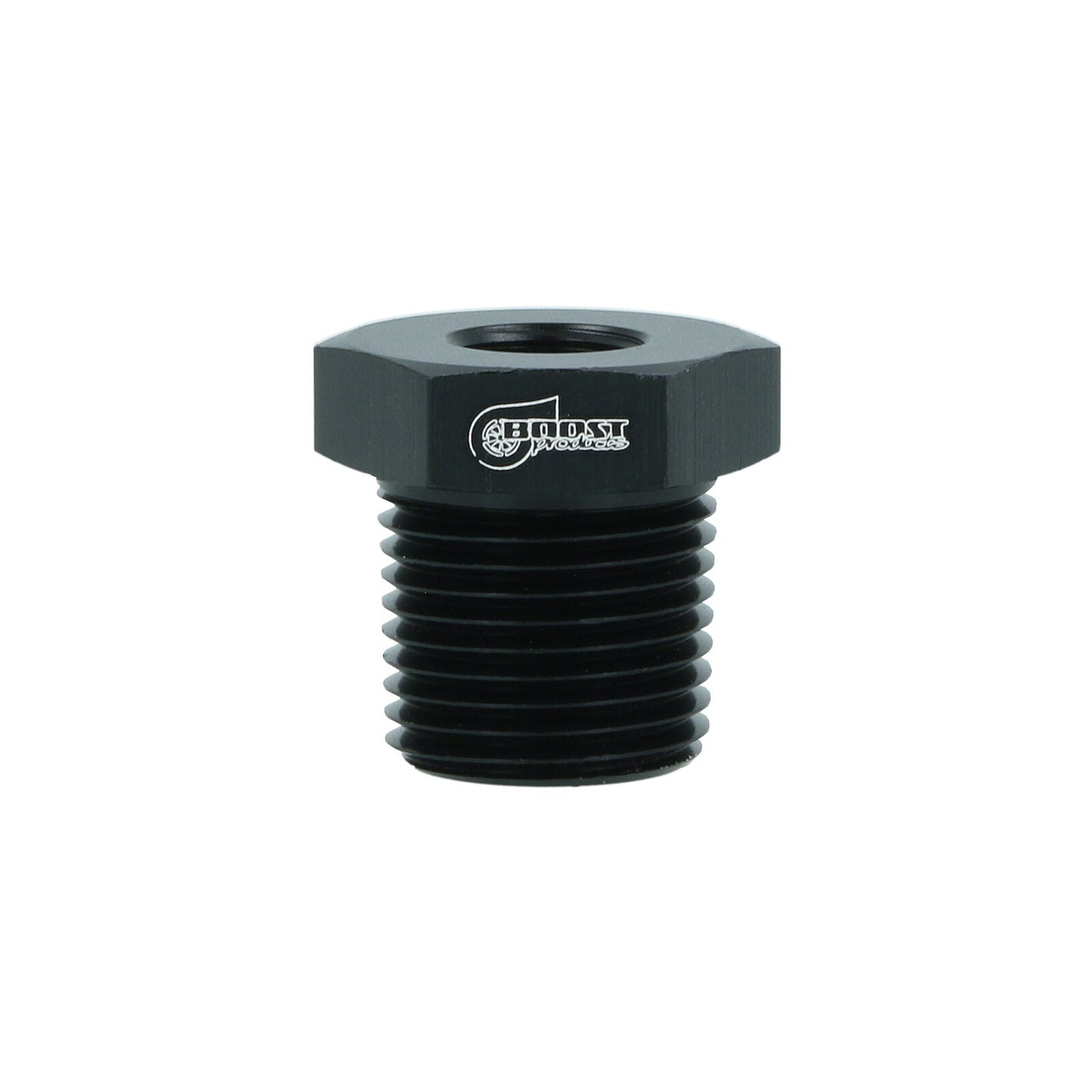 BOOST products Screw-in Reducer NPT 1/8" female to NPT 3/8" male - satin black