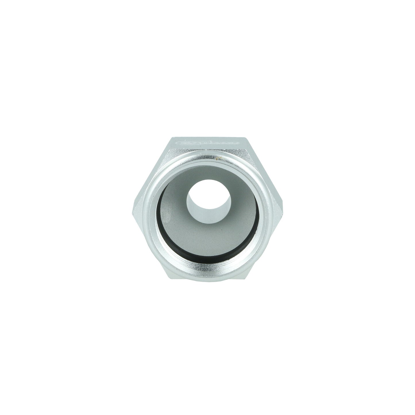 BOOST products Adapter Reducer ORB Dash 8 female to Dash 6 male - satin silver