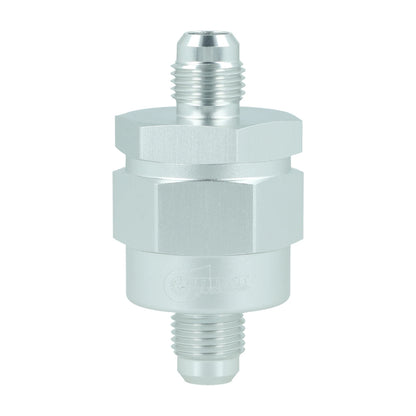 BOOST products One Way Check Valve Dash 6 male - satin silver