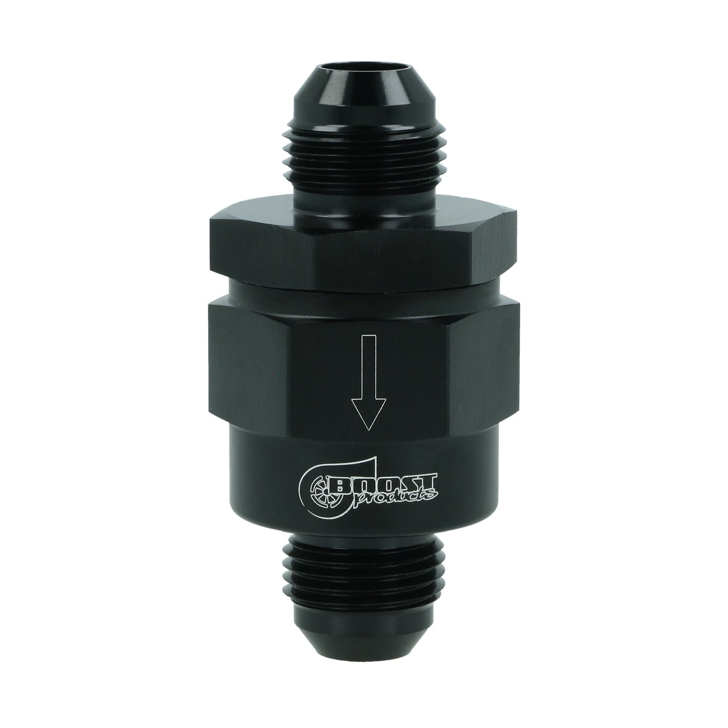 BOOST products One Way Check Valve Dash 8 male - satin black