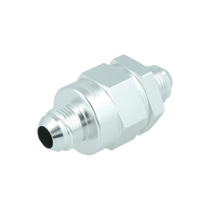 BOOST products One Way Check Valve -8 AN male - satin silver