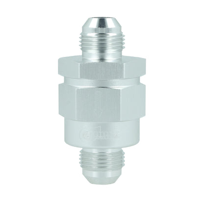 BOOST products One Way Check Valve -8 AN male - satin silver