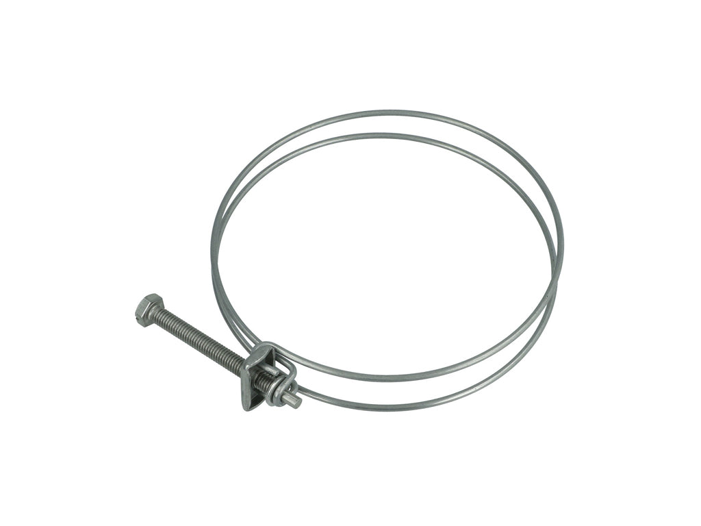 BOOST Products Double Wire Stainless Steel Hose Clamp - 3.925" - 4.325" (100-110mm)