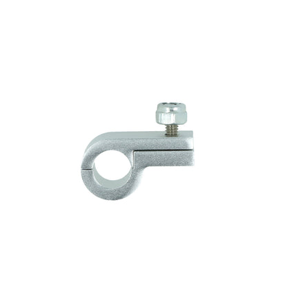 BOOST products Single Hose P-Clamp Bracket 11.1mm (7/16") - satin silver