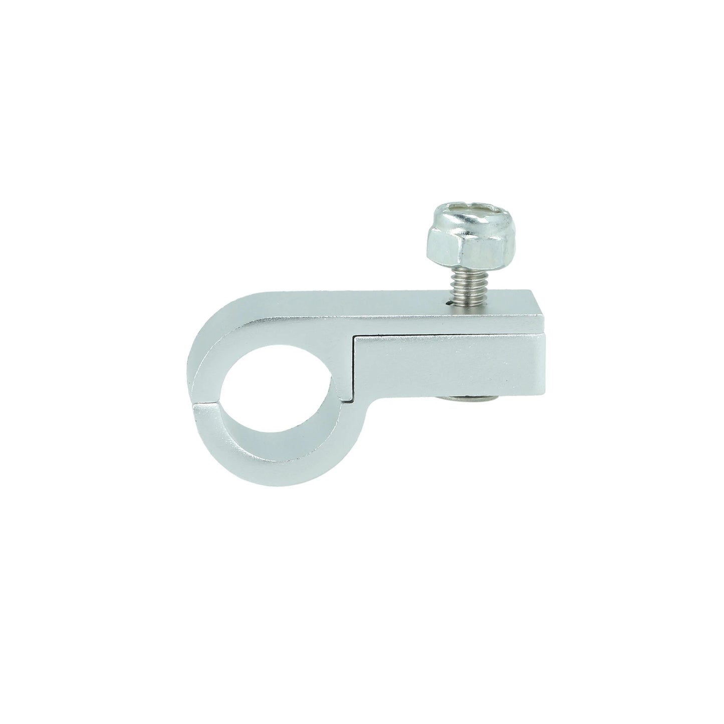 BOOST products Single Hose P-Clamp Bracket 12.7mm (1/2") - satin silver