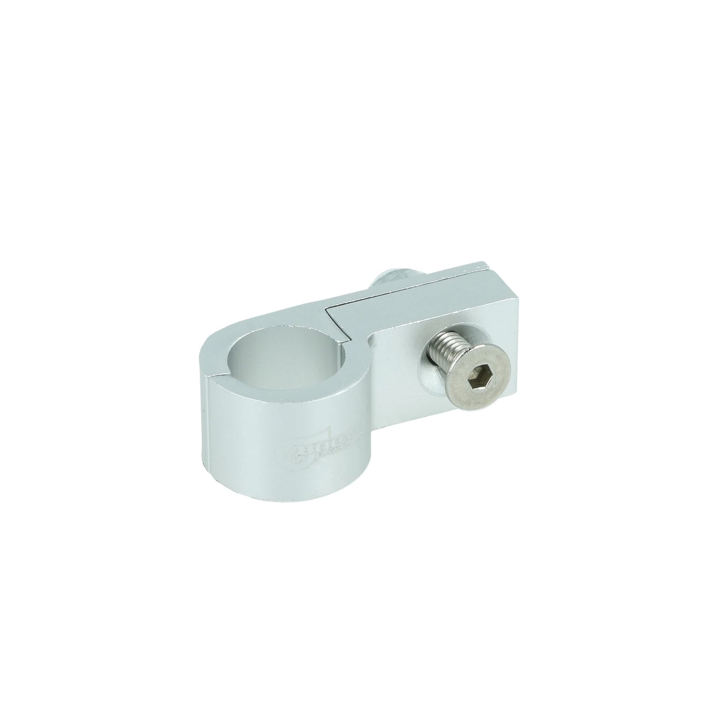 BOOST products Single Hose P-Clamp Bracket 12.7mm (1/2") - satin silver