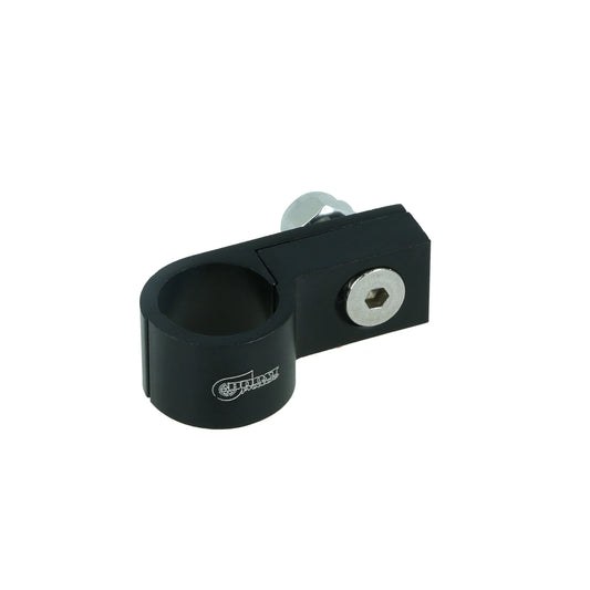 BOOST products Single Hose P-Clamp Bracket 14,3mm (9/16") - satin black