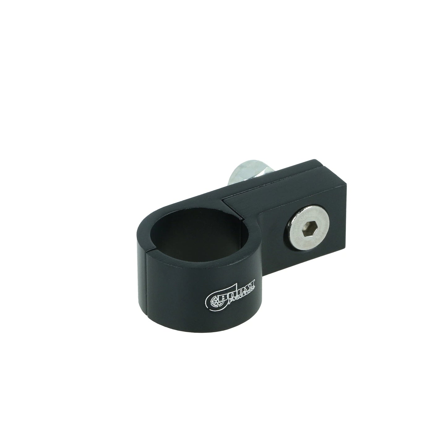 BOOST products Single Hose P-Clamp Bracket 15.9mm (5/8") - satin black