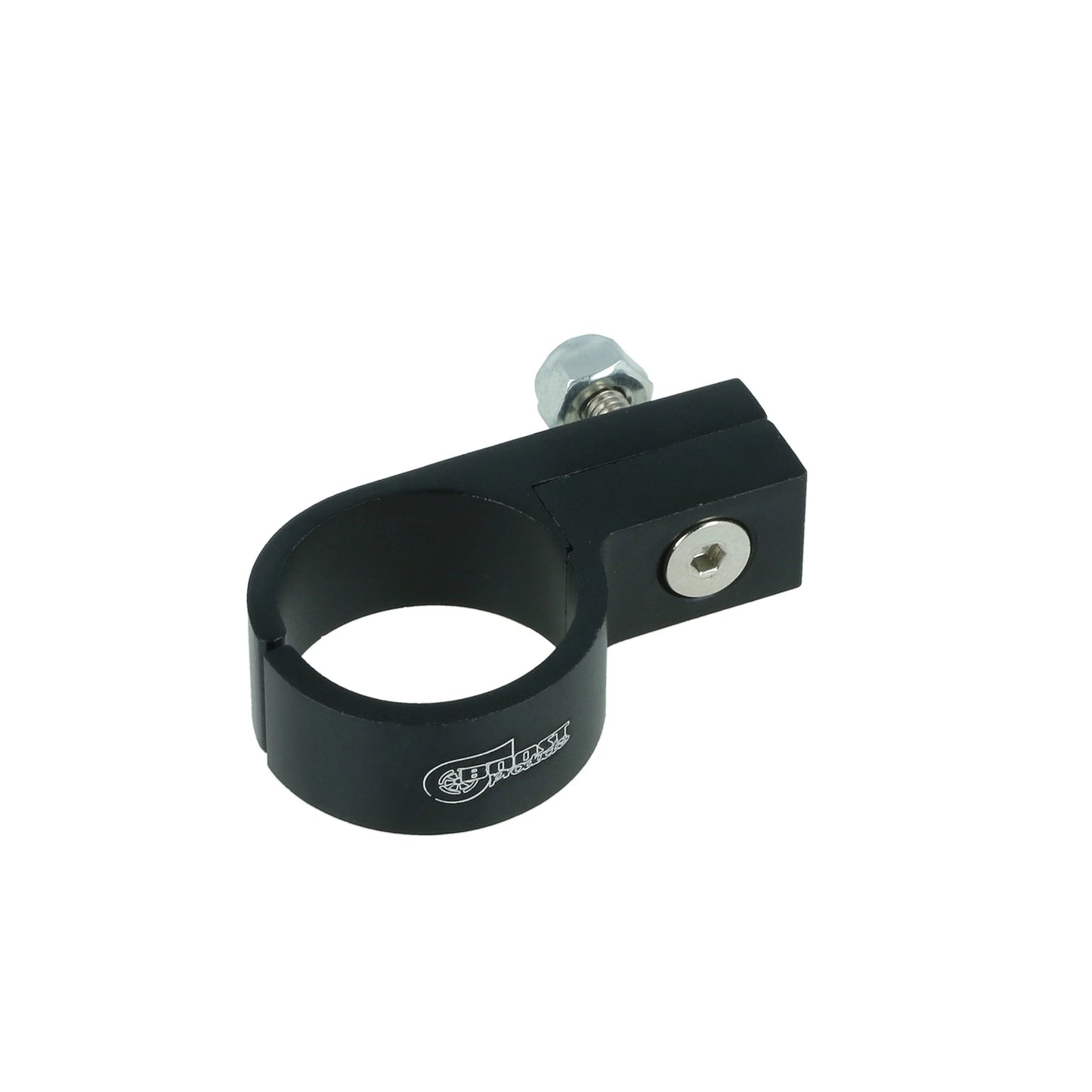 BOOST products Single Hose P-Clamp Bracket 24mm (15/16") - satin black