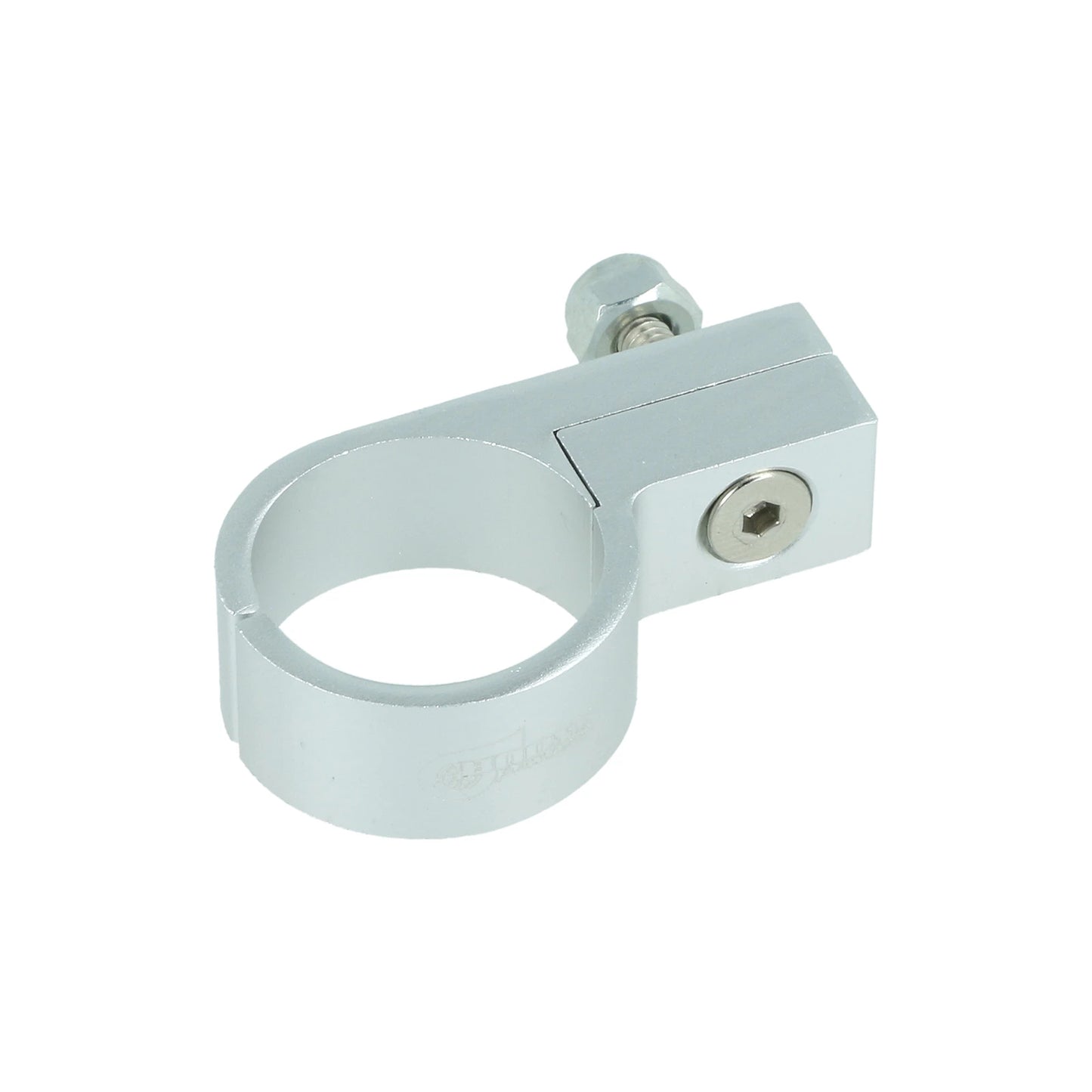 BOOST products Single Hose P-Clamp Bracket 15.9mm (5/8") - satin silver