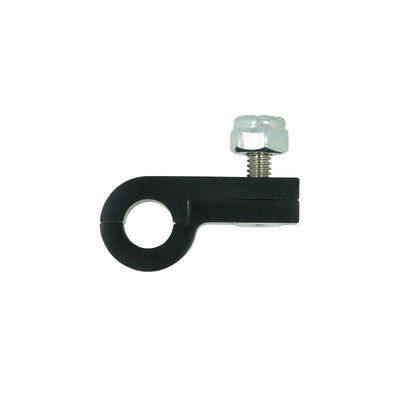 BOOST products Single Hose P-Clamp Bracket 7,90mm (5/16") - satin black