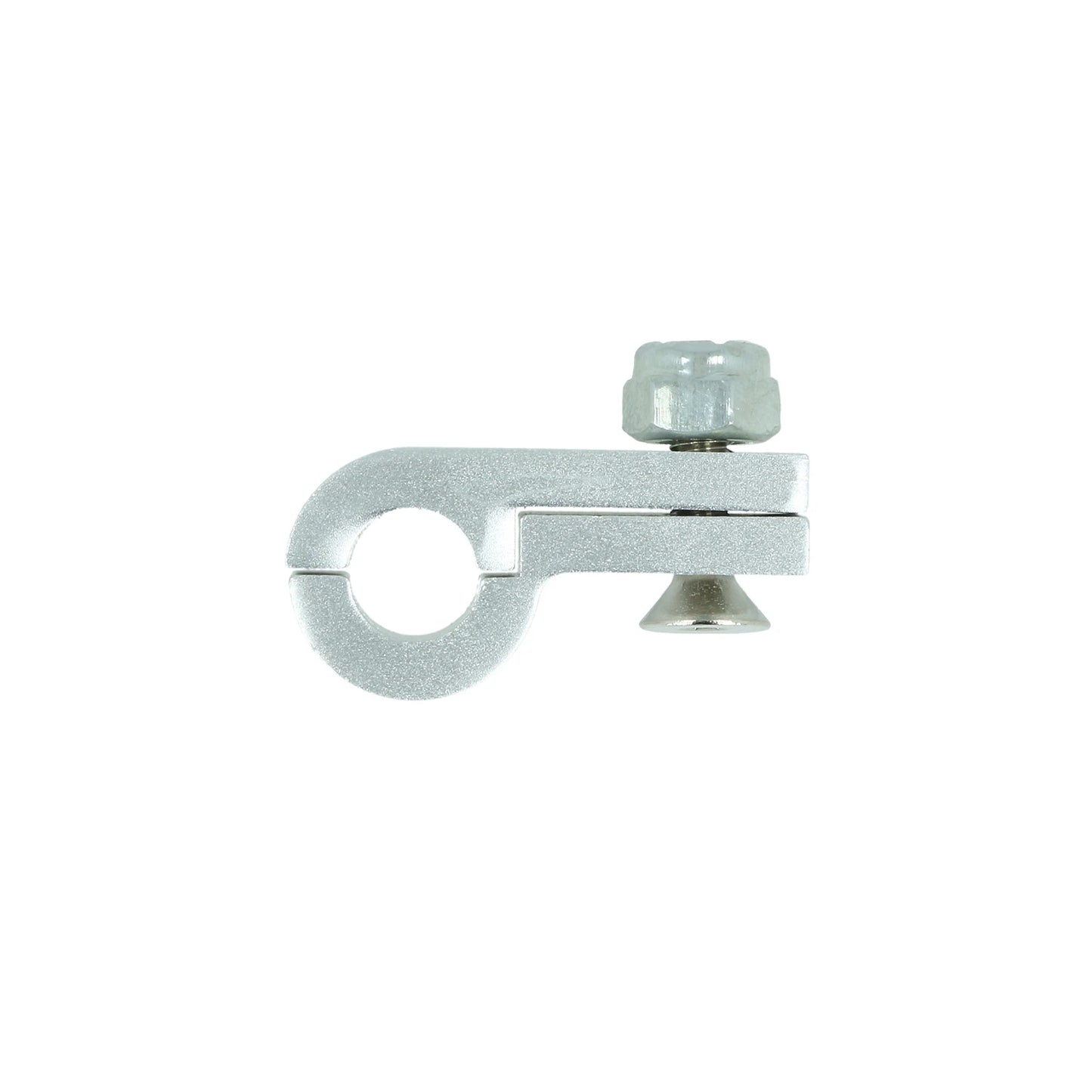 BOOST products Single Hose P-Clamp Bracket 7,90mm (5/16") - satin silver