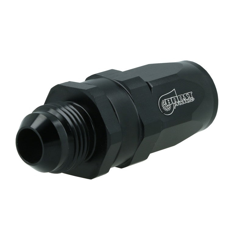 BOOST Products Hose End -08 AN to -08 AN male, black