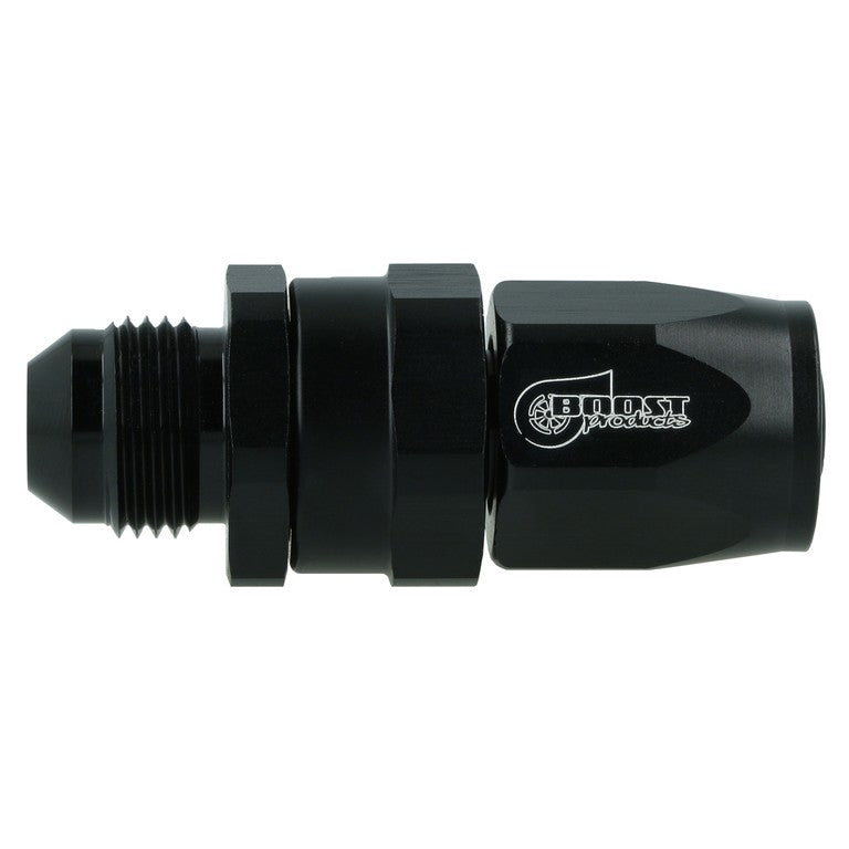 BOOST Products Hose End -08 AN to -08 AN male, black