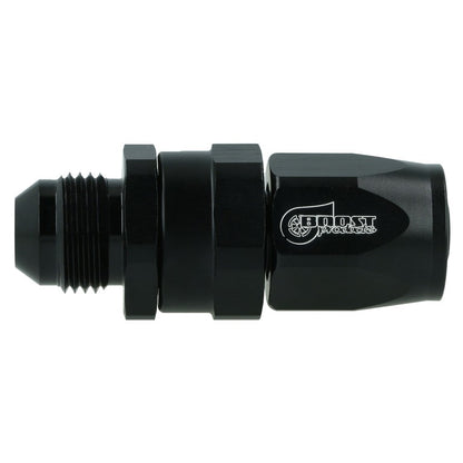 BOOST Products Hose End -08 AN to -08 AN male, black