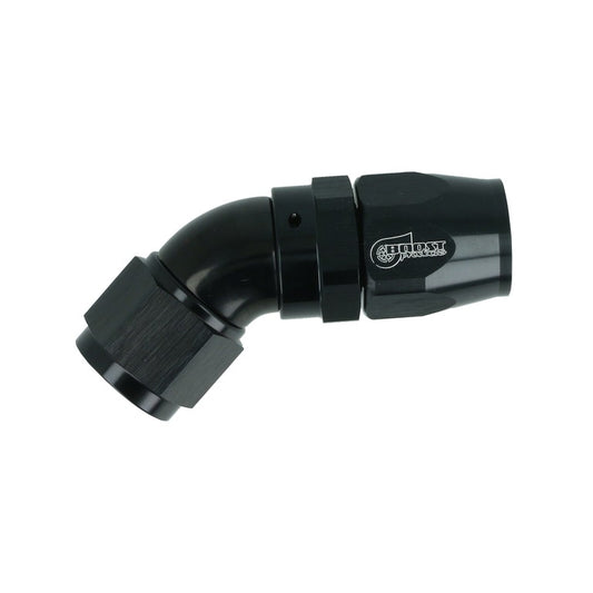 BOOST Products High Flow Swivel Hose End -10 AN - 45 degree, black