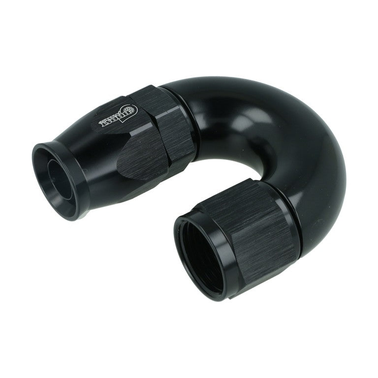 BOOST Products High Flow PTFE Swivel Hose End -10 AN - 180 degree, black